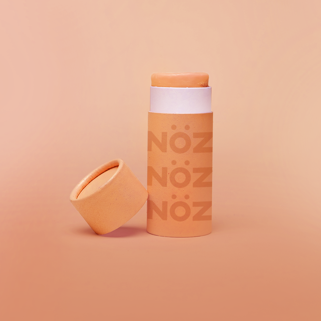 front view  of Nöz sunscreen in orange 